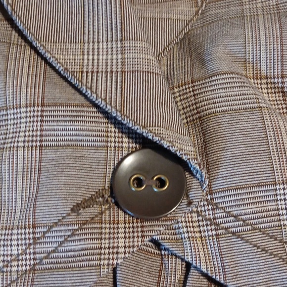 Women's DKNY jeans lightweight plaid jacket - Picture 3 of 8